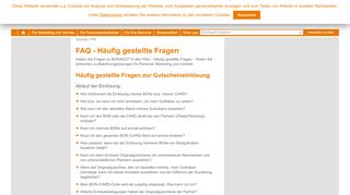 
                            4. FAQ - Häufig gestellte Fragen - BONAGO