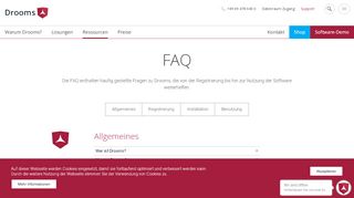 
                            9. FAQ - Häufig gestellte Fragen | Drooms