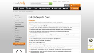 
                            5. FAQ / häufig gestellte Fragen - Handyflash