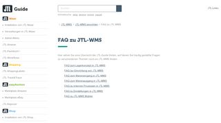 
                            9. FAQ - Häufig gestellte Fragen – JTL-Guide