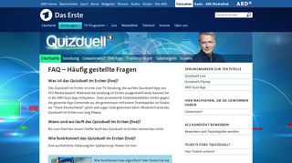 
                            2. FAQ – Häufig gestellte Fragen - Quizduell - ARD | Das Erste