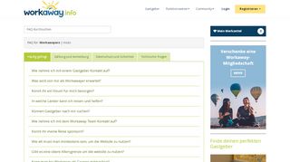 
                            2. FAQ - Häufig gestellte Fragen - Workaway