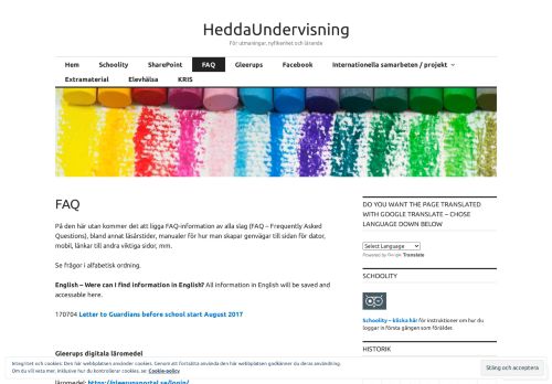 
                            13. FAQ – HeddaUndervisning