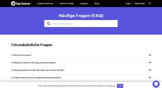 
                            4. FAQ - iGrooveNext - Premium Services für Labels & Musiker ...