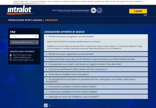 
                            8. Faq - Intralot