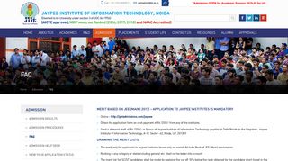 
                            10. FAQ | Jaypee Institue of information Technology - JIIT