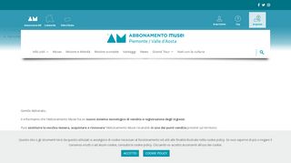 
                            7. FAQ / L'Abbonamento / Piemonte / Abbonamento Musei ...