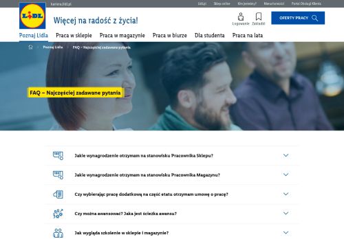 
                            4. FAQ - Lidl Polska