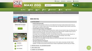 
                            12. FAQ - Maxi Zoo