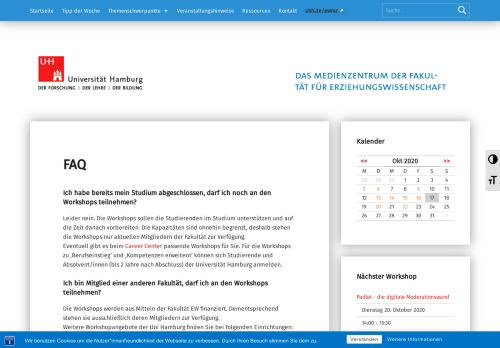 
                            12. FAQ – Medienzentrum der Fakultät für Erziehungswissenschaft