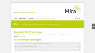 
                            5. FAQ – Migräne Radar