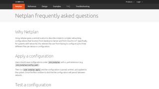 
                            6. FAQ | netplan.io
