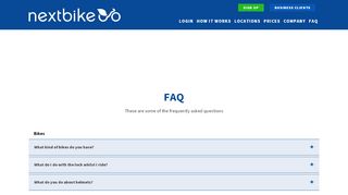 
                            12. FAQ - Nextbike