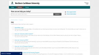 
                            5. FAQ : Northern Caribbean University