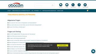 
                            13. FAQ - obocom - Ihr Onlineshop rund um die Telekommunikation - TK ...