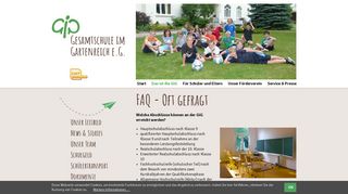
                            7. FAQ - Oft gefragt - Gesamtschule im Gartenreich