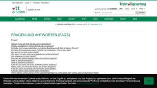 
                            7. FAQ - Online Auktion der Tiroler Tageszeitung