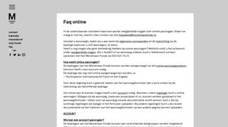 
                            4. Faq online - Mondriaan Fonds