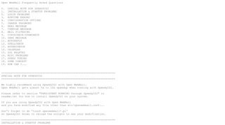 
                            2. Faq - Open WebMail