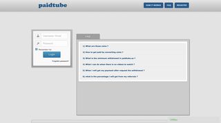 
                            2. FAQ - Paidtube