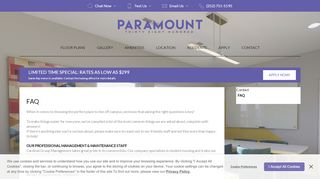 
                            12. FAQ | Paramount 3800 Student Housing | Greenville, NC