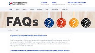 
                            4. FAQ - Phintraco Sekuritas