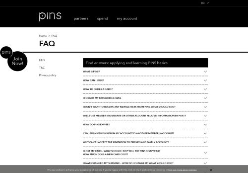 
                            8. FAQ | PINS