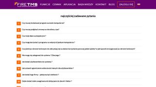 
                            6. FAQ - Program dla Transportu i Spedycji - FireTMS