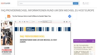 
                            11. FAQ PROVIDERWECHSEL INFORMATIONEN RUND UM DEN ...