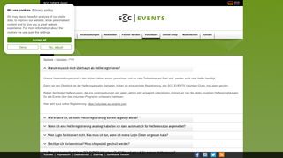 
                            5. FAQ ::: SCC | EVENTS