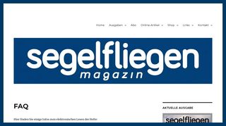 
                            12. FAQ - Segelfliegen-Magazin