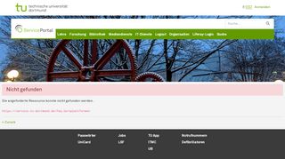 
                            6. FAQ - ServicePortal - TU Dortmund