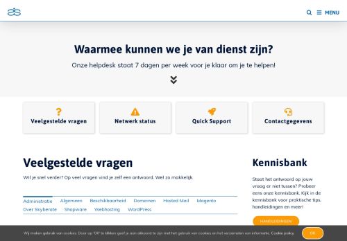 
                            4. FAQ | Skyberate Internet Services - Skyberate.nl