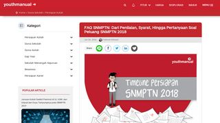 
                            11. FAQ SNMPTN: Dari Penilaian, Syarat, Hingga Pertanyaan Soal ...
