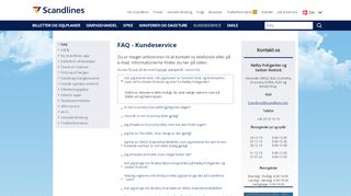
                            12. FAQ - Spørgsmål og svar fra Kundeservice - Scandlines