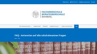 
                            9. FAQ – Staatliche Fachoberschule und Berufsoberschule - BOS Bamberg