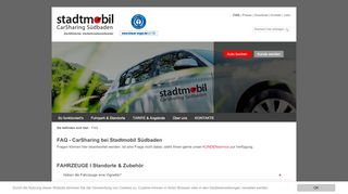 
                            8. FAQ | Stadtmobil CarSharing Südbaden