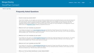 
                            6. FAQ - StockPlan Connect