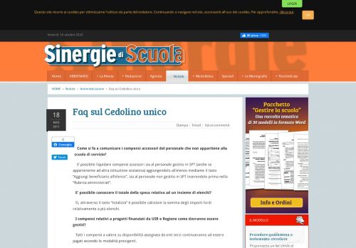 
                            13. Faq sul Cedolino unico - Sinergie di Scuola