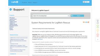 
                            6. FAQ: System Requirements for LogMeIn Rescue