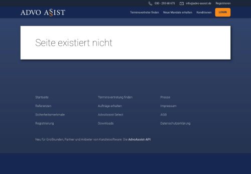 
                            4. FAQ - Terminsvertretung - Deutschlands größte Plattform | AdvoAssist