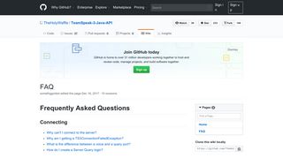 
                            9. FAQ · TheHolyWaffle/TeamSpeak-3-Java-API Wiki · GitHub