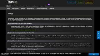
                            5. FAQ - Titanbet.com