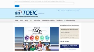 
                            2. FAQ – TOEIC | TOEIC Singapore