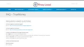 
                            12. FAQ – TrueMoney | ePinoyload.com