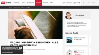 
                            13. FAQ Uni Innsbruck Bibliothek: Alle Facts im Überblick! - iamstudent