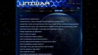 
                            1. FAQ - UniWar | official site