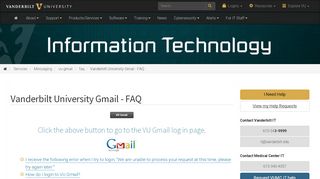 
                            7. faq | vu-gmail | Messaging | Services | Vanderbilt IT | ...