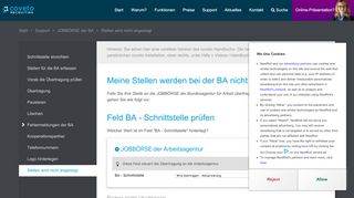 
                            12. FAQ - Warum werden meine Stellen nicht in der JOBBÖRSE der BA ...