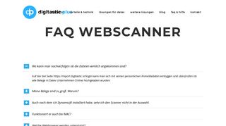 
                            4. FAQ Webscanner - digitastic.plus | digitales Belegmanagement für ...